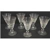 Image 1 : SIX WATERFORD CRYSTAL GOBLETS