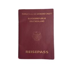 Brüno (Sacha Baron Cohen) Hero Passport Movie Props