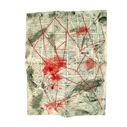 Falling Skies Lt. Demarcus Wolf (Daren A. Herbert) Map Movie Props