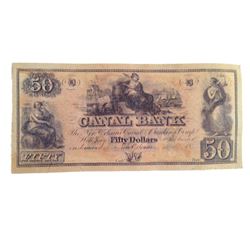 Django "Canal Bank" Note Movie Props