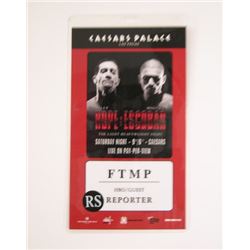 Caesars Palace Reporter Pass Movie Props