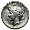Image 1 : 1921 Peace Dollar VG/F High Relief