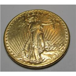 1910 D Better Date $ 20 Gold Saint Gauden's