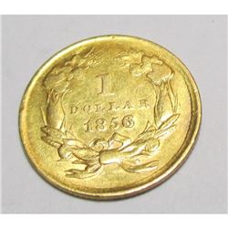 1856 TYPE III $1 Gold Princess Coin