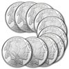 Image 1 : Lot of (10) Silver 1 oz. Buffalo Rounds