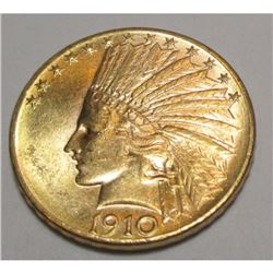 1910 $ 10 Gold Indian High Grade