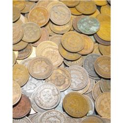 (100) Indian Head Cents - Circulated