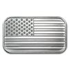 Image 1 : 1 oz American Flag Silver Bar -.999 Pure