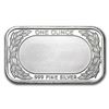 Image 2 : 1 oz American Flag Silver Bar -.999 Pure