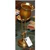 Image 1 : BRASS DESK LAMP WITH QUEZEL SHADE
