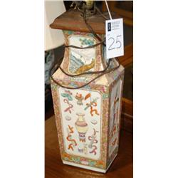 CHINESE ROSE MANDARIN VASE