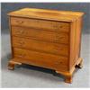 Image 1 : CHIPPENDALE CHERRY GRADUATED CHEST 