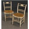 Image 1 : PAIR OF PAINTED FANCY CHAIRS 
