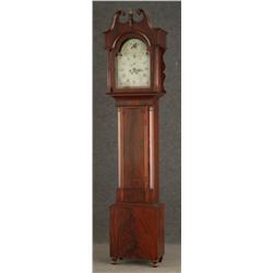 MAHOGANY TALL CLOCK 