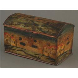 RUFUS PORTER STYLE PAINTED BOX 