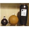 Image 1 : GROUP OF THREE JAPANESE STUDIO POTTERY VASES 