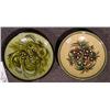 Image 1 : PAIR OF MYRLON PURKISS CERAMIC TRAYS, 