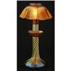 Image 2 : TIFFANY FAVRILE CANDLESTICK LAMP