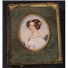 Image 1 : MINIATURE PORTRAIT ON IVORY OF A YOUNG GIRL 