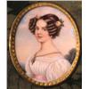 Image 2 : MINIATURE PORTRAIT ON IVORY OF A YOUNG GIRL 