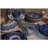Image 1 : GROUP OF FLOW BLUE AND TRANSFERWARE 