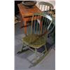 Image 1 : PAINT DECORATED COMB BACK WINDSOR ROCKER 