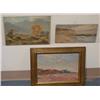 Image 1 : GROUP OF 3 CALIFORNIA PAINTINGS