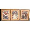 Image 1 : GROUP OF 3 MATCHING JAPANESE WOODBLOCKS