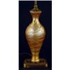 Image 1 : DURAND GOLD ART GLASS LAMP BASE 