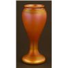 Image 1 : QUEZAL DARK GOLD ART GLASS VASE 