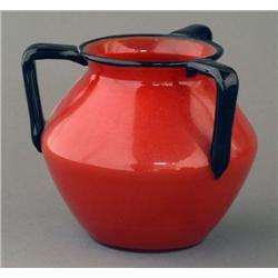 CONTINENTAL GLASS VASE 