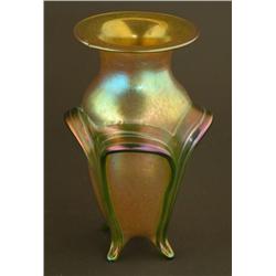 CONTINENTAL GLASS VASE 