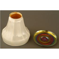 TWO PIECES OF CARDER STEUBEN  GLASS 