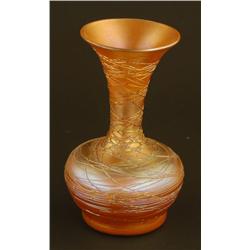 DURAND GOLD ART GLASS VASE 