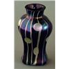 Image 1 : CONTINENTAL PURPLE ART  GLASS VASE 