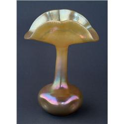 STEUBEN GOLD AURENE GLASS VASE 
