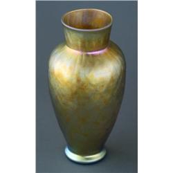 STEUBEN GOLD AURENE GLASS VASE 
