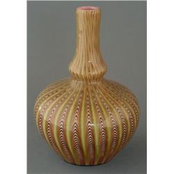 ENGLISH CASED ART GLASS VASE 