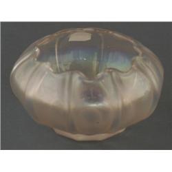 STEUBEN VERRE DE SOIE GLASS BOWL 