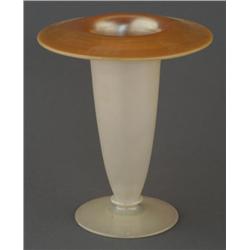 STEUBEN GOLD AURENE ON CALCITE GLASS VASE 