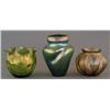 Image 1 : THREE CONTINENTAL ART GLASS  VASES 