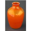 Image 1 : IMPERIAL ORANGE ART GLASS VASE 
