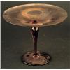 Image 1 : DURAND PALE AMETHYST GLASS COMPOTE 