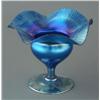 Image 1 : TIFFANY FAVRILE BLUE FLORIFORM GLASS VASE 