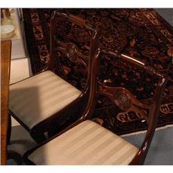 SET OF FOUR REGENCY STYLE DINING CHAIRS