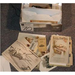 EPHEMERA LOT, group of Victorian trade 