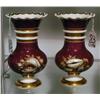 Image 1 : PAIR OF ENGLISH PORCELAIN VASES with pa