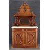 Image 1 : VICTORIAN MARBLE TOP SIDEBOARD, with ca
