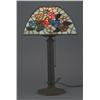 Image 1 : AMERICAN LEADED GLASS TABLE LAMP, 20 h
