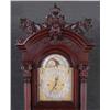Image 2 : GRIFFIN CARVED MAHOGANY TALL CLOCK with